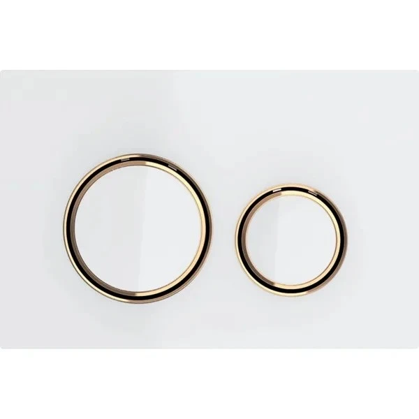 Geberit Sigma21 Clapeta de actionare dual-flush, alb/rose gold