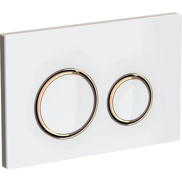 Geberit Sigma21 Clapeta de actionare dual-flush, alb/rose gold