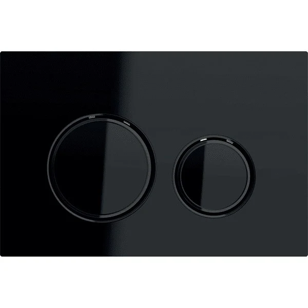 Geberit Sigma21 Clapeta de actionare dual-flush, negru lucios
