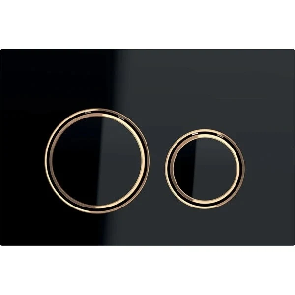 Geberit Sigma21 Clapeta de actionare dual-flush, negru/rose gold