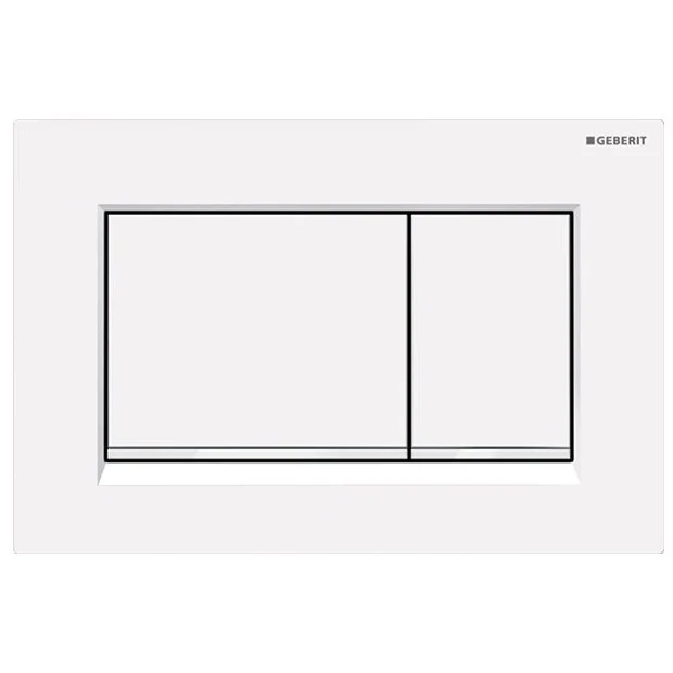Geberit Sigma30 Clapeta de actionare WC dual-flush, alb mat Easy-to-Clean