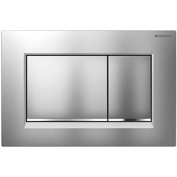 Geberit Sigma30 New Clapeta de actionare Dual Flush, crom mat Easy-to-Clean