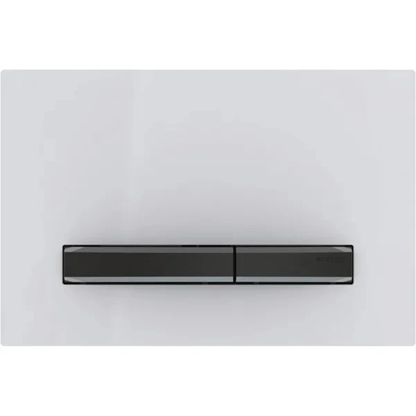 Geberit Sigma50 Clapeta de actionare dual-flush, alb/negru cromat