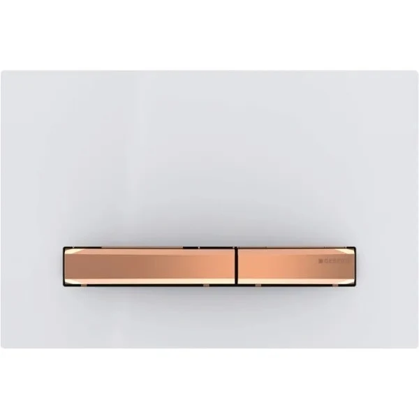 Geberit Sigma50 Clapeta de actionare dual-flush, alb/rose gold