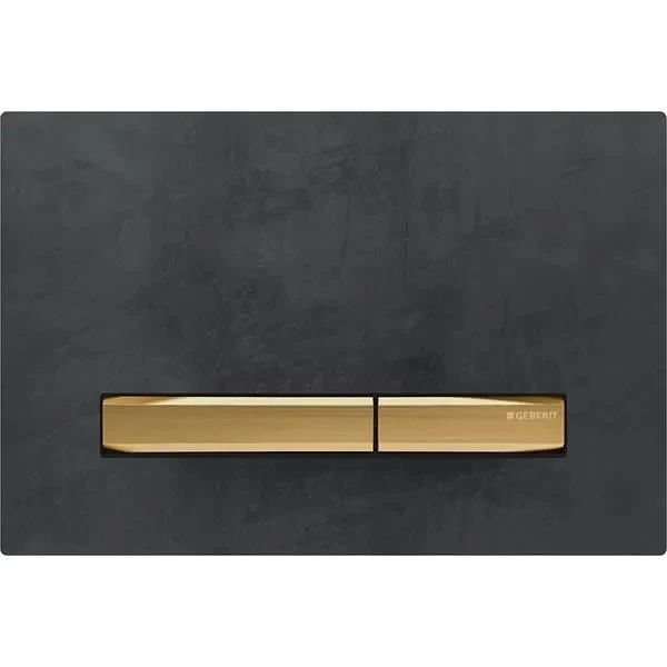 Geberit Sigma50 Clapeta de actionare dual-flush, antracit/auriu (ardezie mustang)