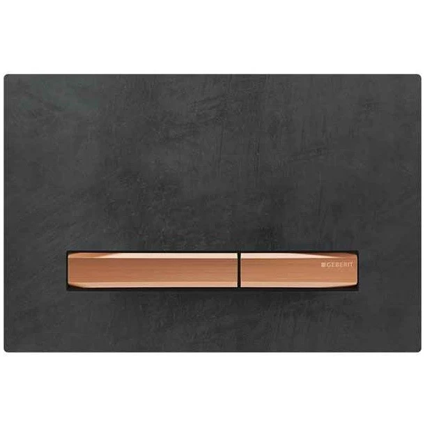 Geberit Sigma50 Clapeta de actionare dual-flush, antracit/rose gold (ardezie mustang)