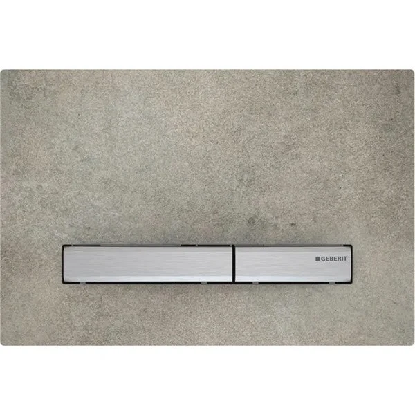 Geberit Sigma50 Clapeta de actionare dual-flush, gri/crom (aspect beton)