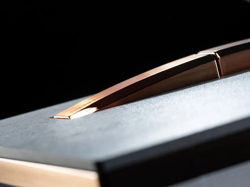 Geberit Sigma50 Clapeta de actionare dual-flush, gri/rose gold (aspect beton)