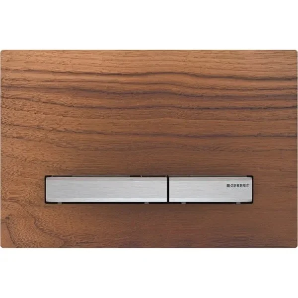 Geberit Sigma50 Clapeta de actionare dual-flush, maro/crom (nuc american)