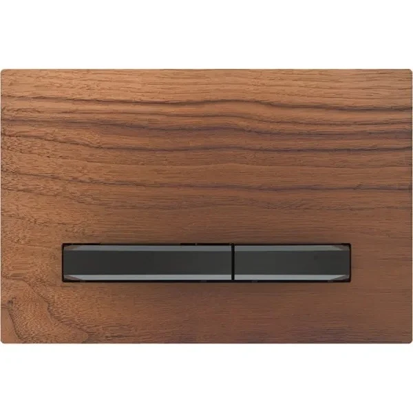 Geberit Sigma50 Clapeta de actionare dual-flush, maro/negru cromat (nuc american)