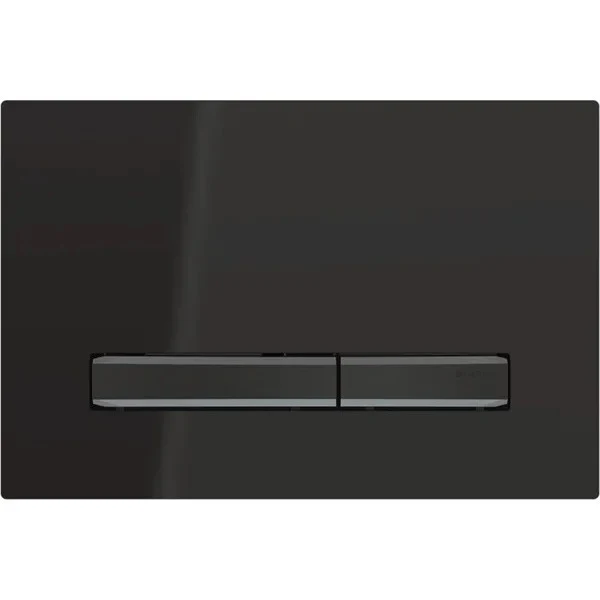 Geberit Sigma50 Clapeta de actionare dual-flush, negru/negru cromat