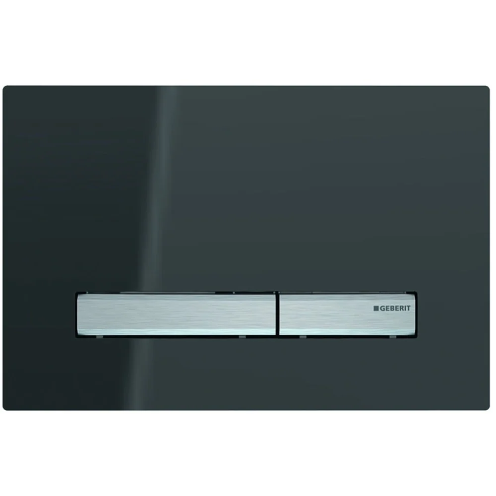 Geberit Sigma50 New Clapeta de actionare dual-flush, sticla fumuriu reflexiv