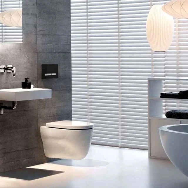 Geberit Sigma50 New Clapeta de actionare dual-flush, sticla fumuriu reflexiv