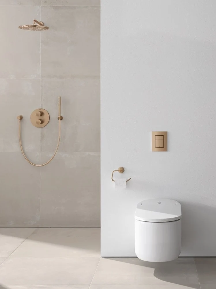 Grohe Skate Cosmopolitan S Clapeta de actionare WC Dual Flush, cupru mat (brushed warm sunset)