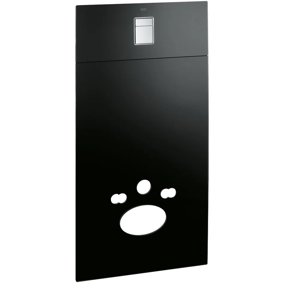 Grohe Skate Cosmopolitan Modul de sticla cu clapeta de actionare pentru rezervor incastrat, negru