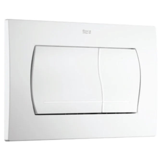 Roca Active 52 Clapeta de actionare WC dual-flush, alb lucios