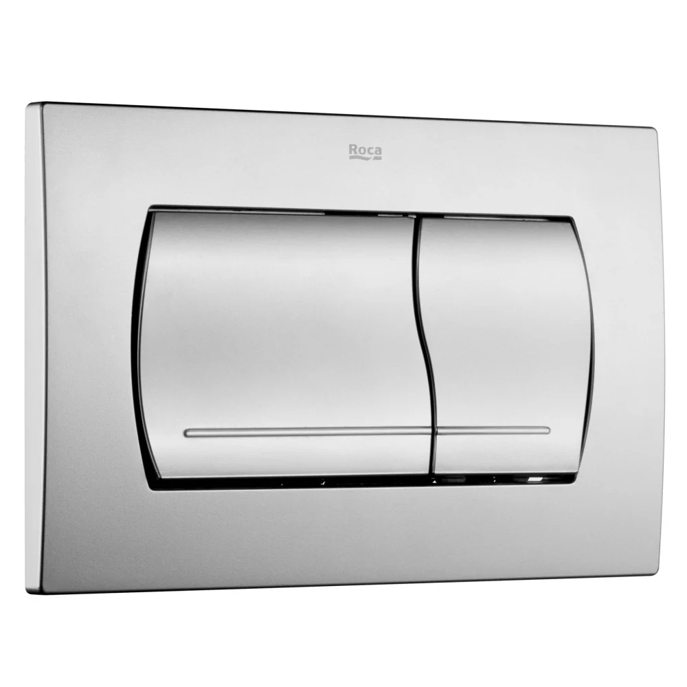 Roca Active 52 Clapeta de actionare WC dual-flush, crom lucios