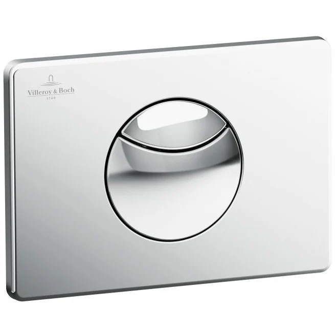 Villeroy & Boch ViConnect Clapeta de actionare WC buton rotund, crom lucios