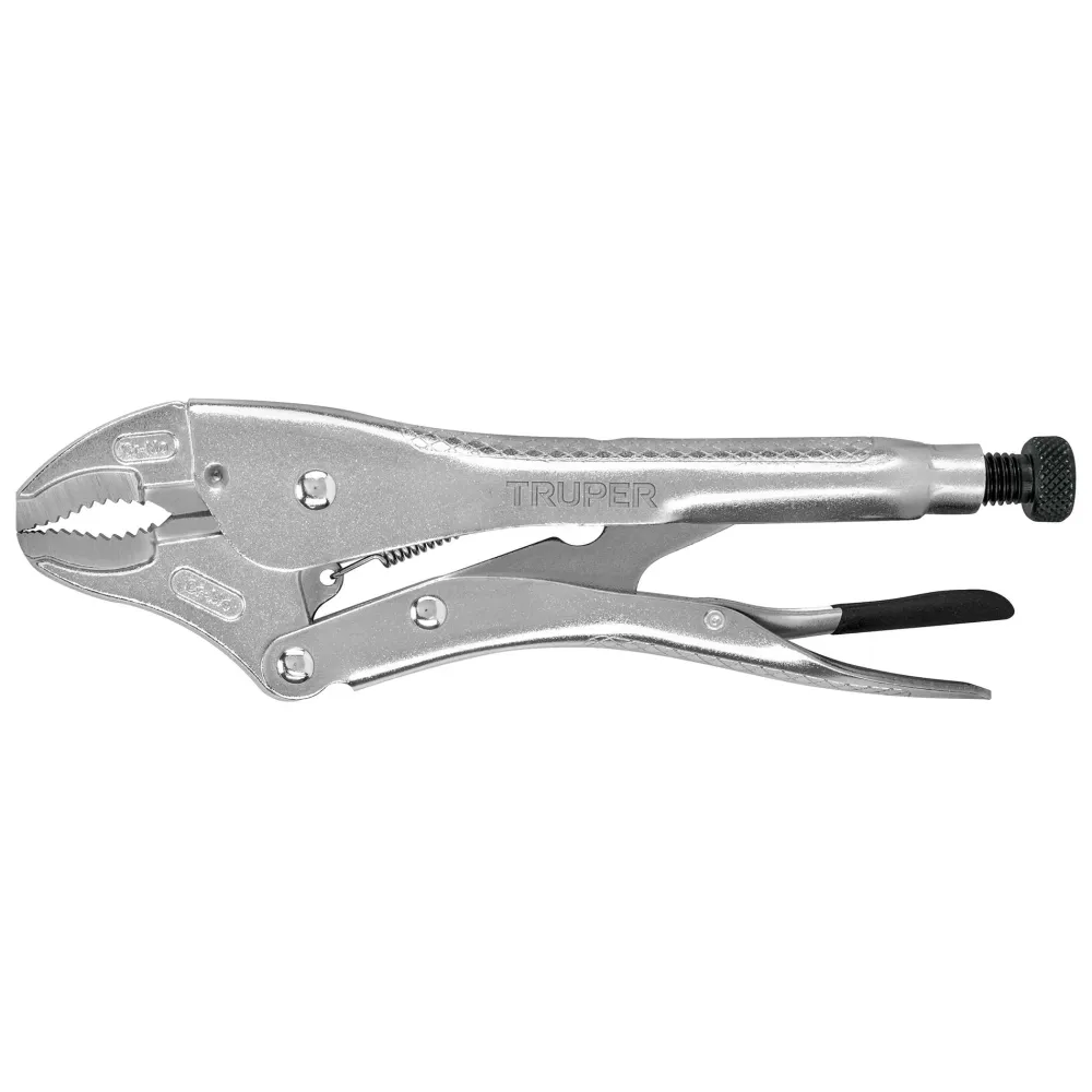 Cleste autoblocant pentru sudura cu falca curbata si functie de taiere sarma, 250 mm - Truper