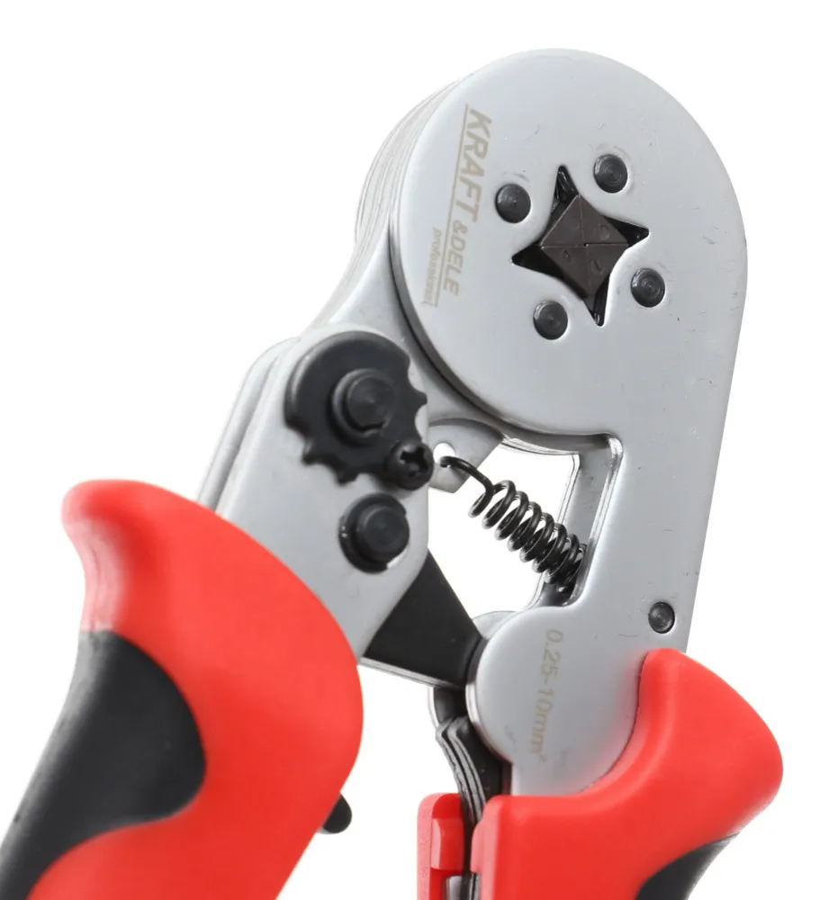 Cleste Sertizat Terminale Cablu 10 mm², 170 mm, Kraft&Dele KD10256