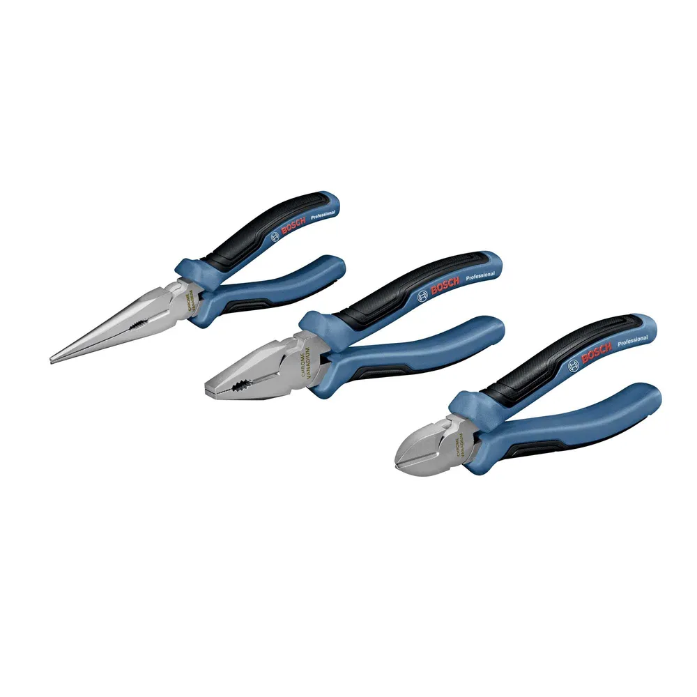 Clești profesionali Bosch Set Pro Piler 3PZ