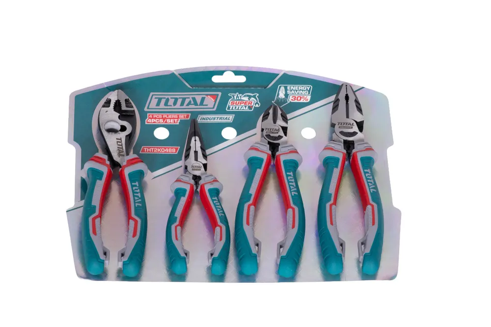 Set 4 Clesti TOTAL Cr-V – Cleste Combinat 8”, Taietor 7”, Varf Lung 6”, Articulatie Glisanta 8”