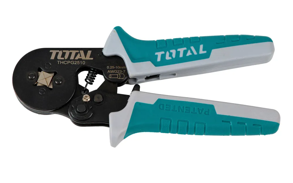 Cleste de sertizare cu clichet Total, diametru sertizare 0,25-10 mm