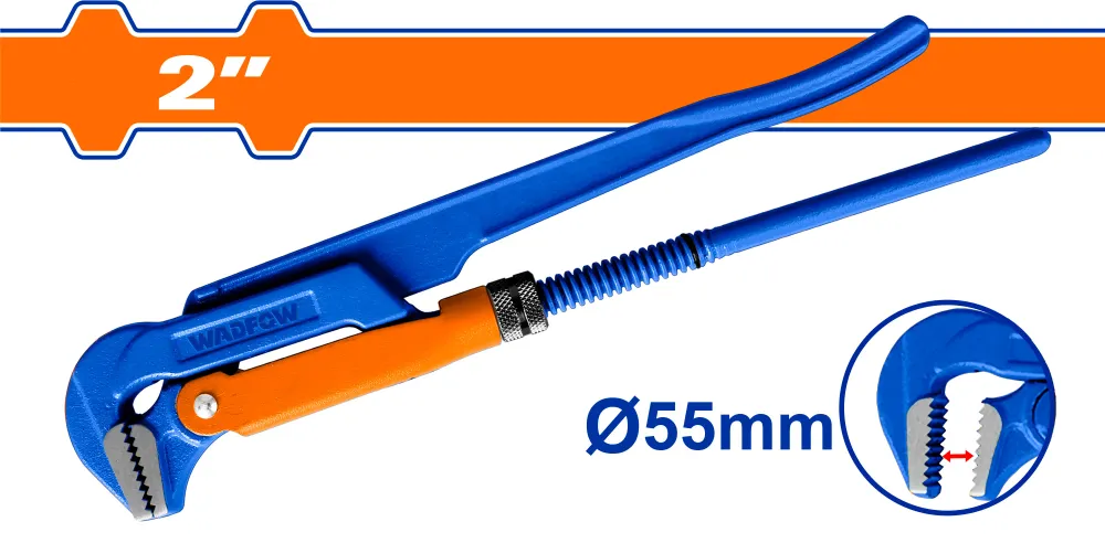 Cleste mops suedez Wadfow, otel carbon, 55mm, 90 grade