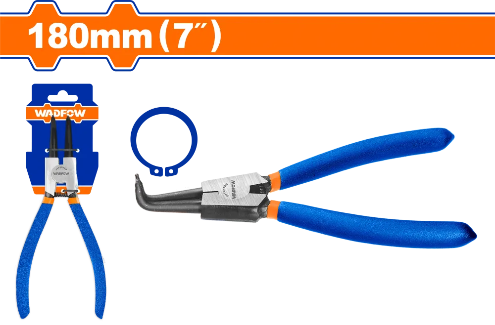Cleste pentru sigurante externe Wadfow, 7”/180mm, cap indoit