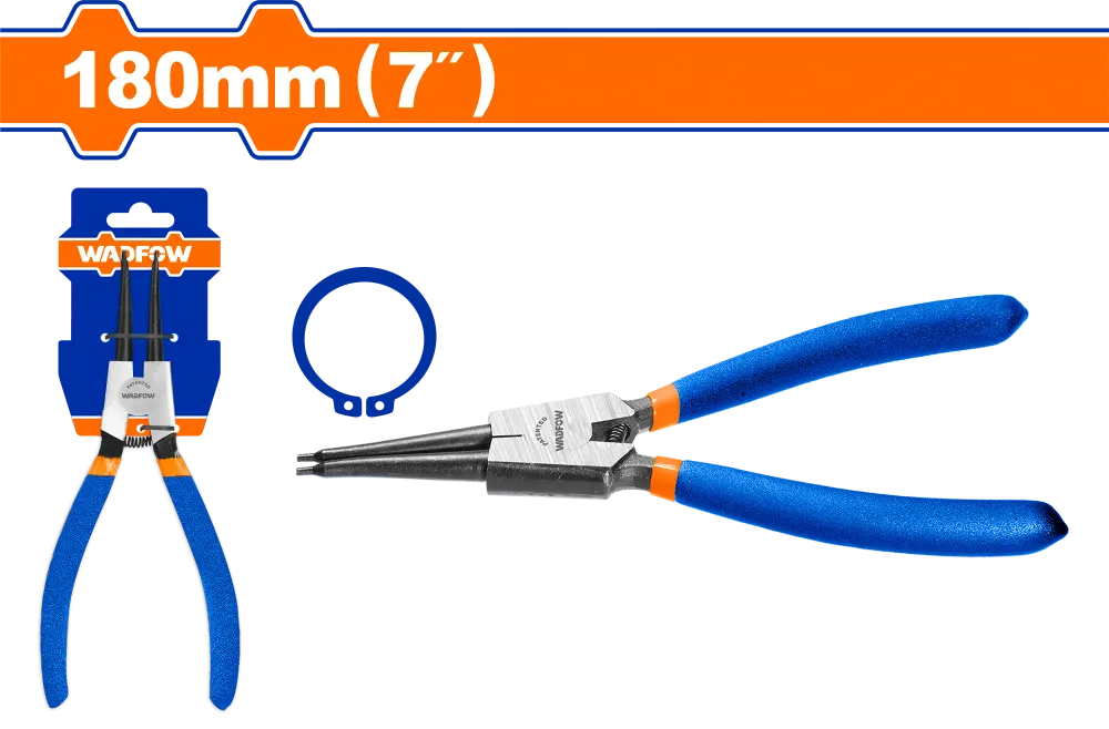 Cleste pentru sigurante externe Wadfow, 7”/180mm, cap drept