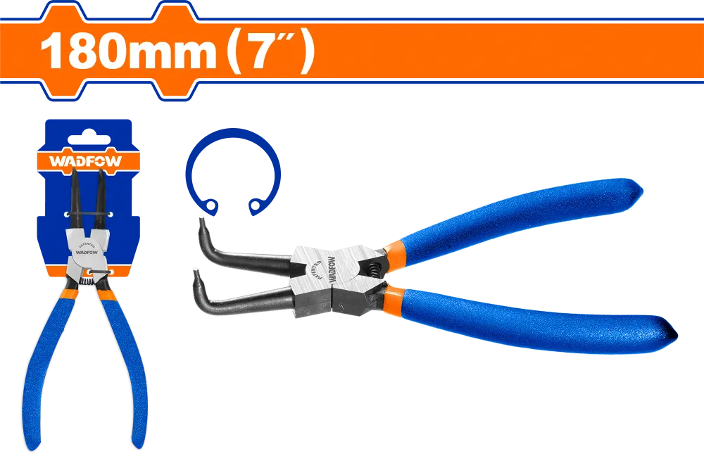 Cleste pentru sigurante interne Wadfow, 7”/180mm, cap indoit