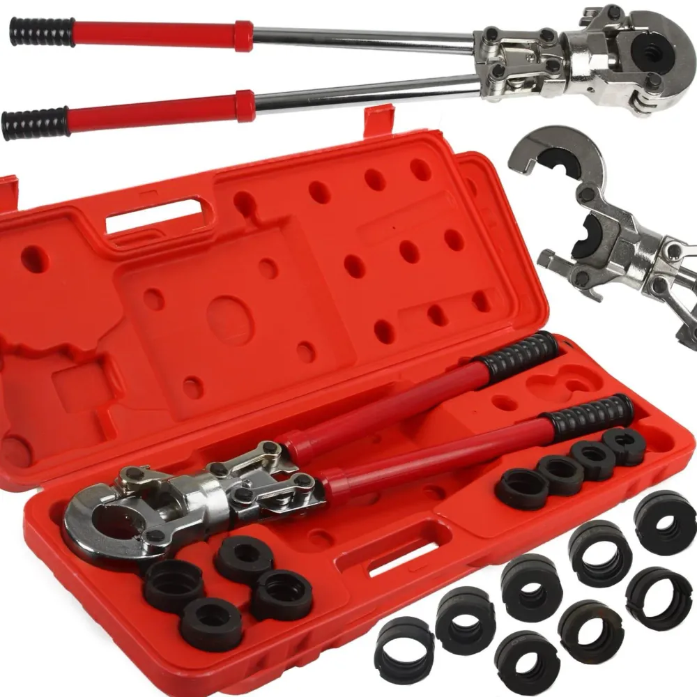 Cleste hidraulic 6t manual pentru sertizat conectori conducte tevi PEX 16-32mm U+TH