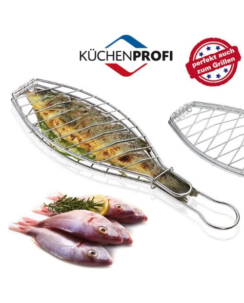 Cleste pentru peste la gratar, 29 cm, Easy BBQ - KUCHENPROFI