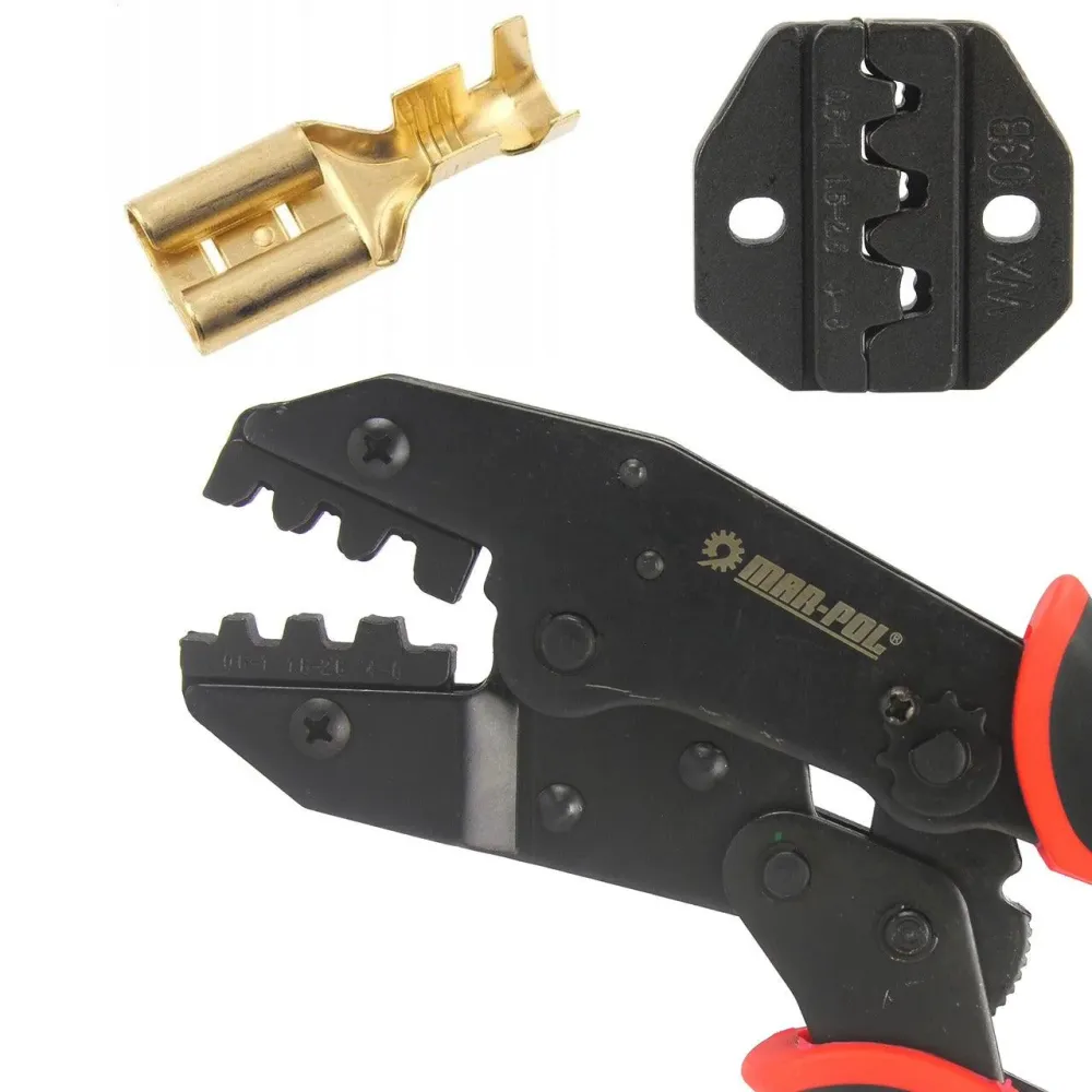 Cleste sertizat conectori cu 5 matrite incluse