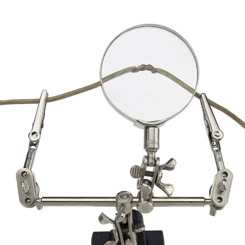 Lupă cu Clești pentru Muncă de Precizie – Instrument Optic cu Mărire pentru Hobby-uri, Reparatii Electronice sau Activităț...