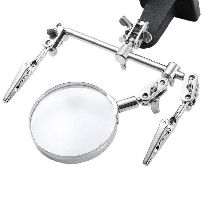 Lupă cu Clești pentru Muncă de Precizie – Instrument Optic cu Mărire pentru Hobby-uri, Reparatii Electronice sau Activităț...