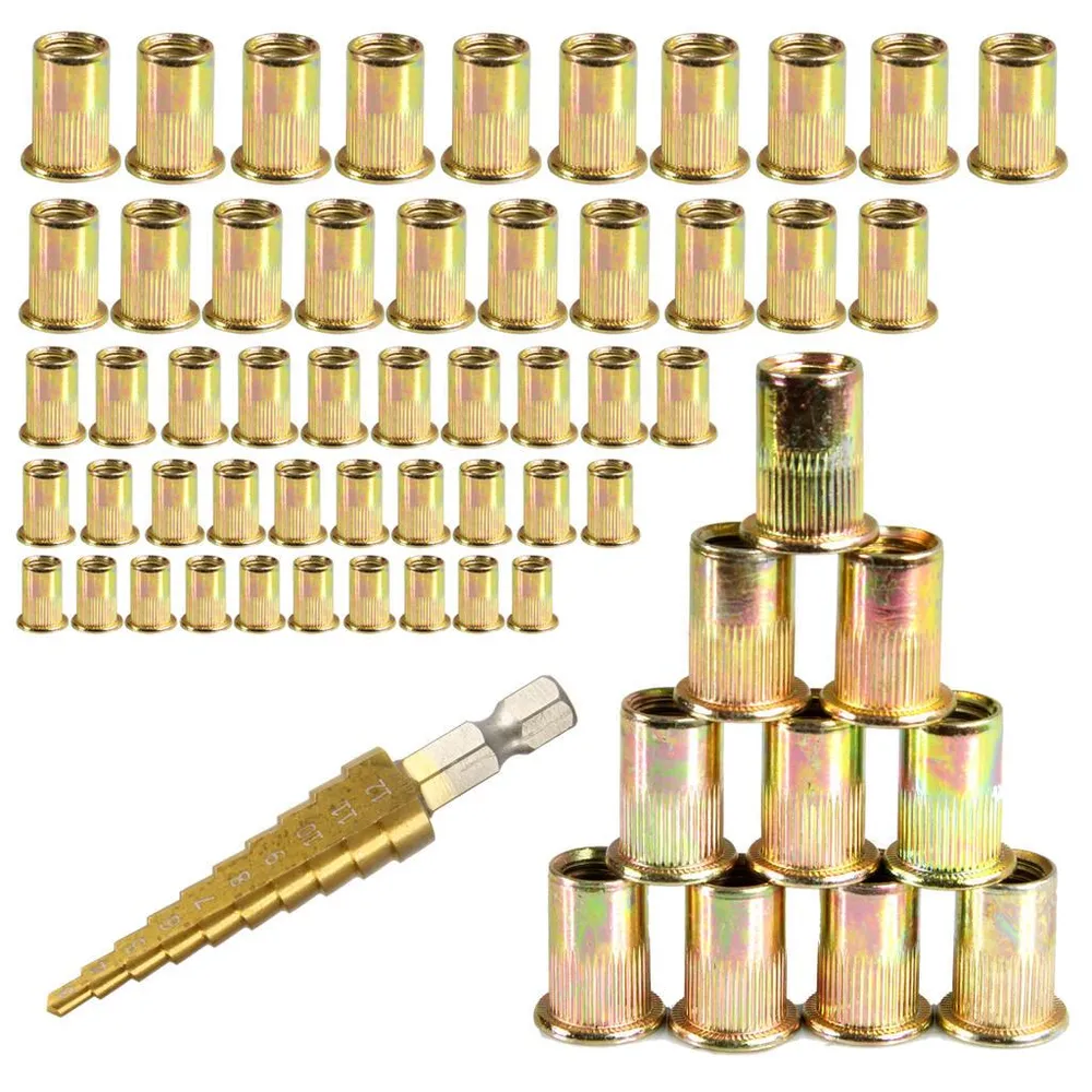 Set piulite nituibile manuale cu accesorii