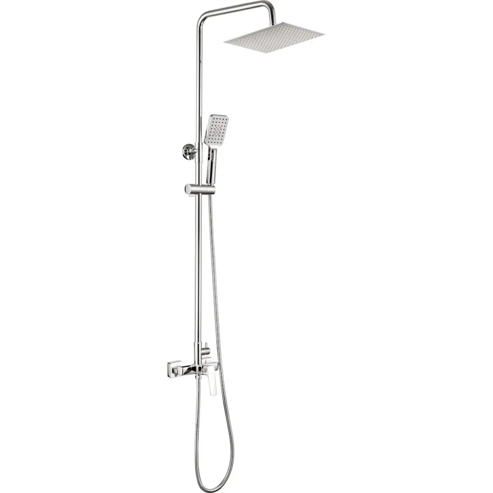 Coloana dus cu baterie fara termostat Deante Blur, crom