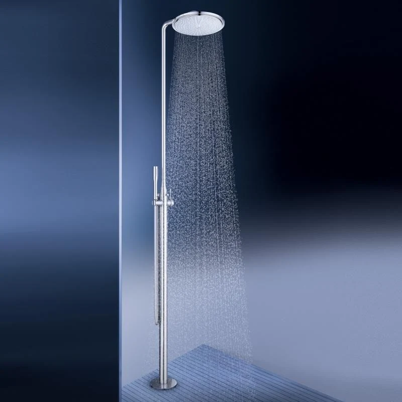 Coloana dus cu baterie fara termostat Grohe Essence, freestanding