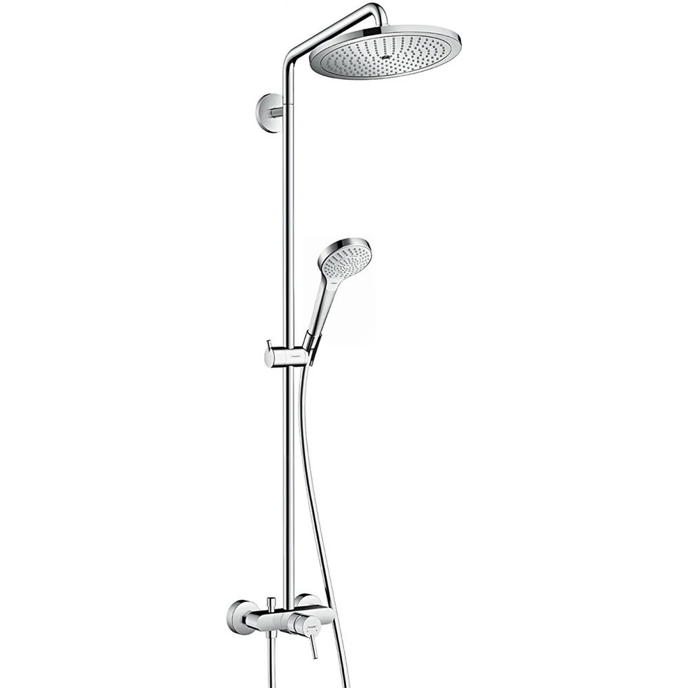 Coloana dus cu baterie fara termostat Hansgrohe Croma Select 280 Air 1jet, crom