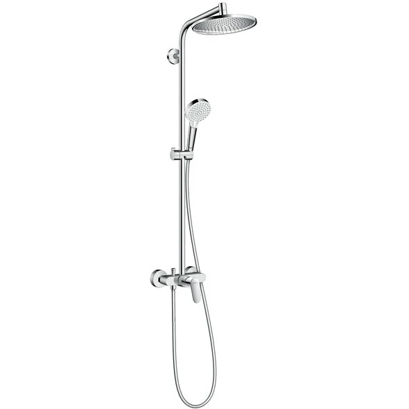 Coloana dus cu baterie fara termostat Hansgrohe Crometta S 240 1jet, crom