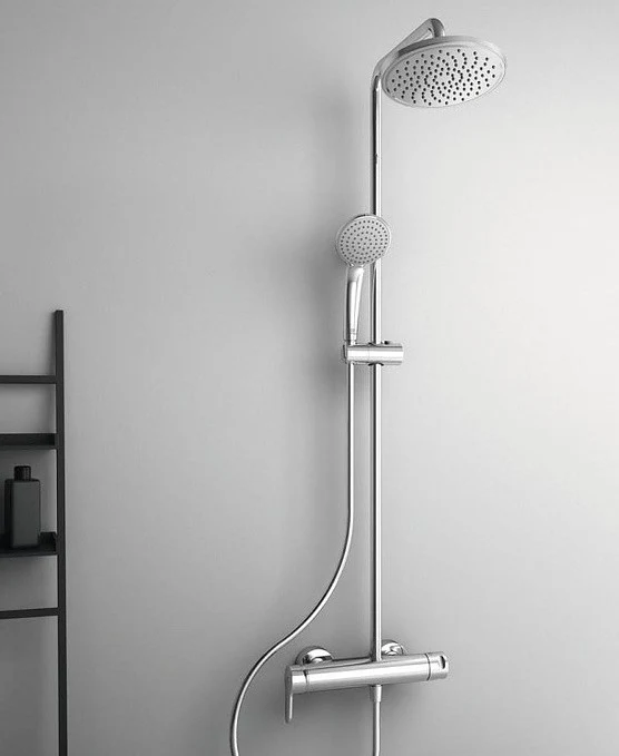 Coloana dus cu baterie fara termostat Ideal Standard Cerafine O, crom