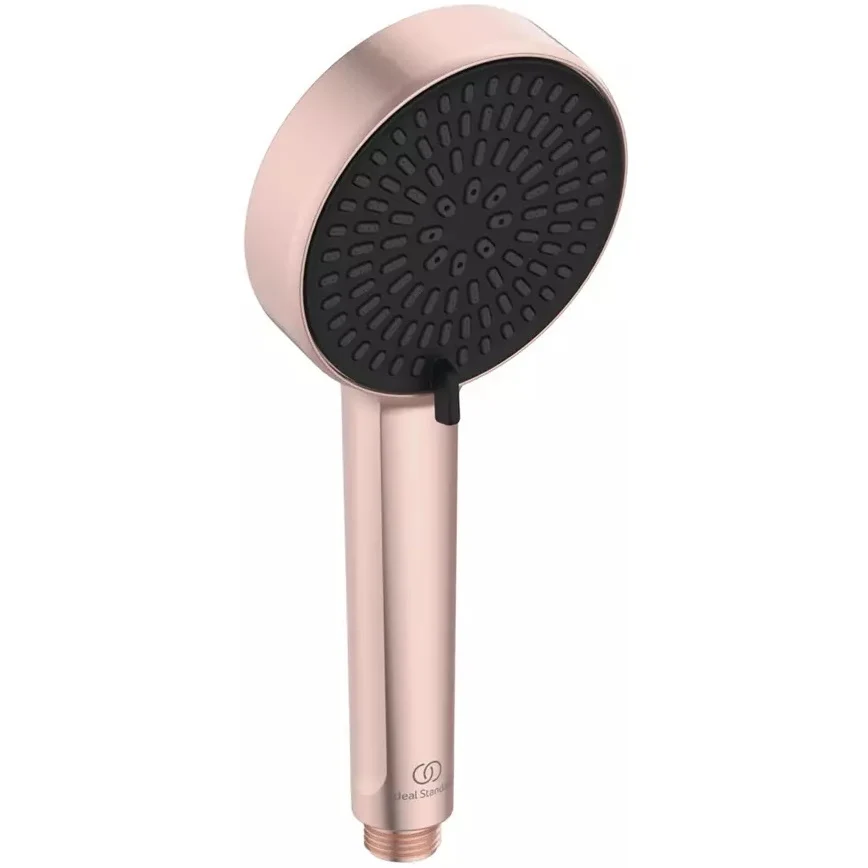 Coloana dus cu baterie fara termostat Ideal Standard Ceraflow Alu+ si doua rafturi, auriu roze (rose mat)