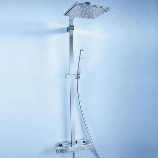 Coloana dus cu baterie si termostat Grohe Euphoria Cube 230