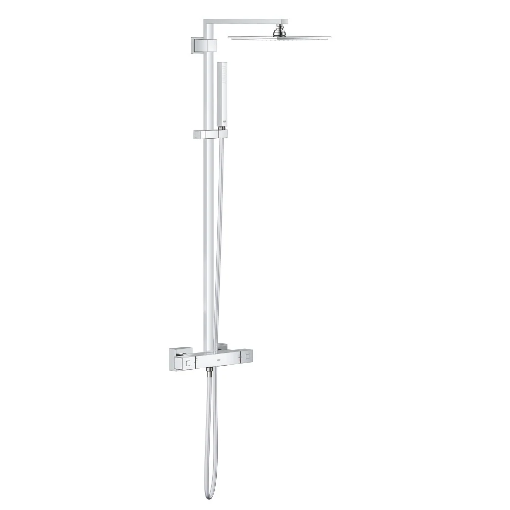 Coloana dus cu baterie si termostat Grohe Euphoria Cube 230