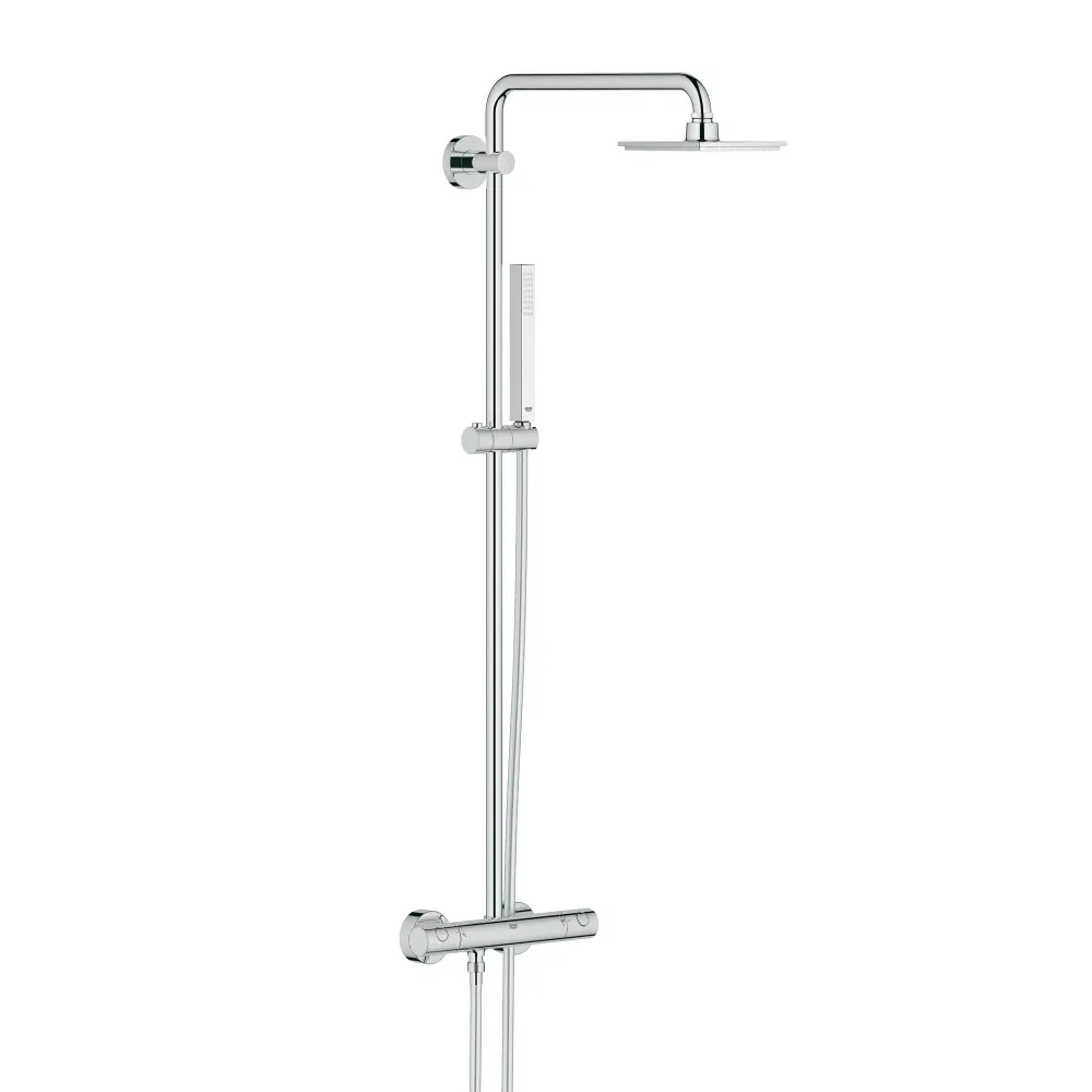 Coloana dus cu baterie si termostat Grohe Euphoria Cube 150