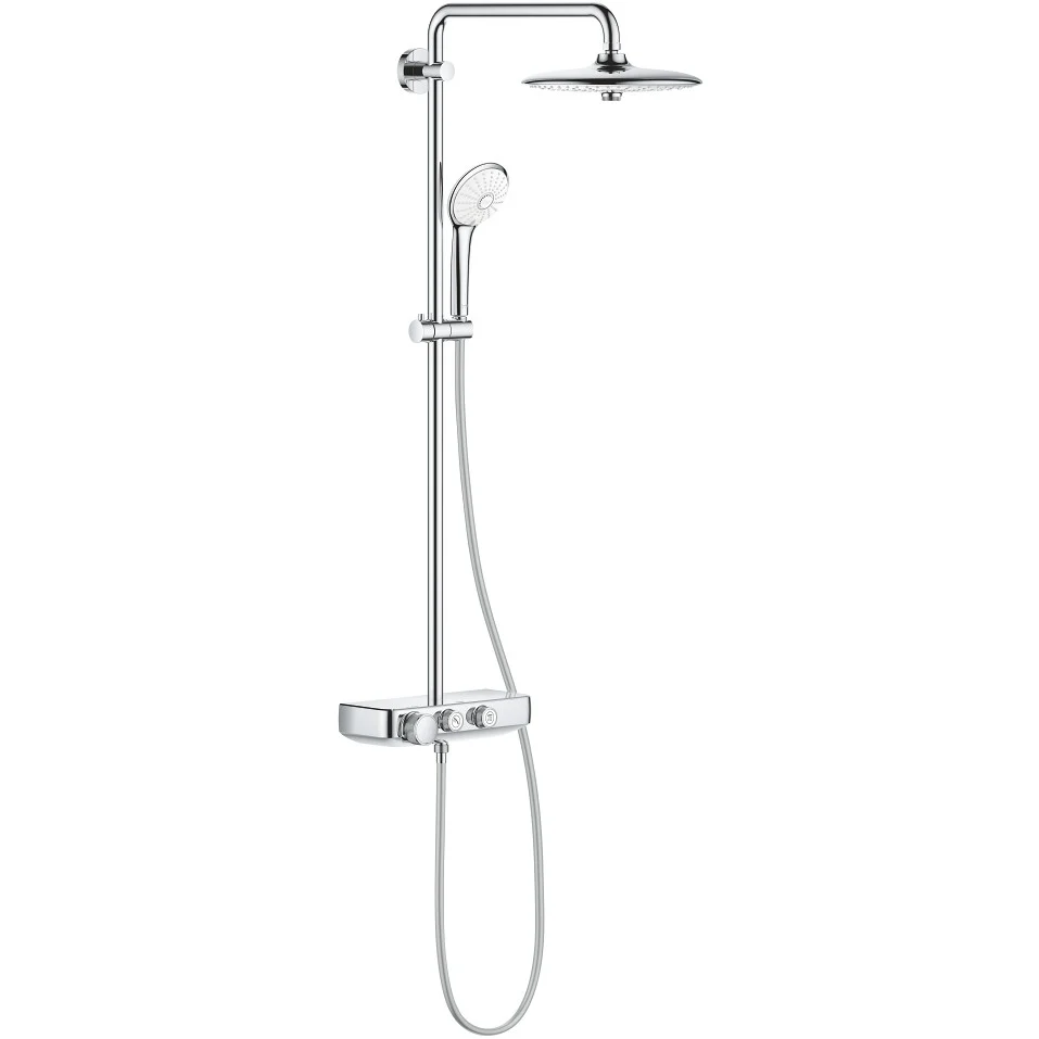 Coloana dus cu baterie si termostat Grohe Euphoria SmartControl 260