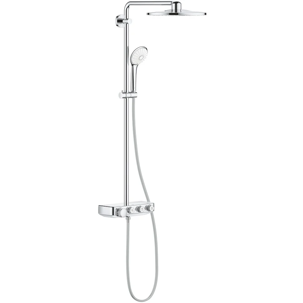 Coloana dus cu baterie si termostat Grohe Euphoria SmartControl 310 Duo