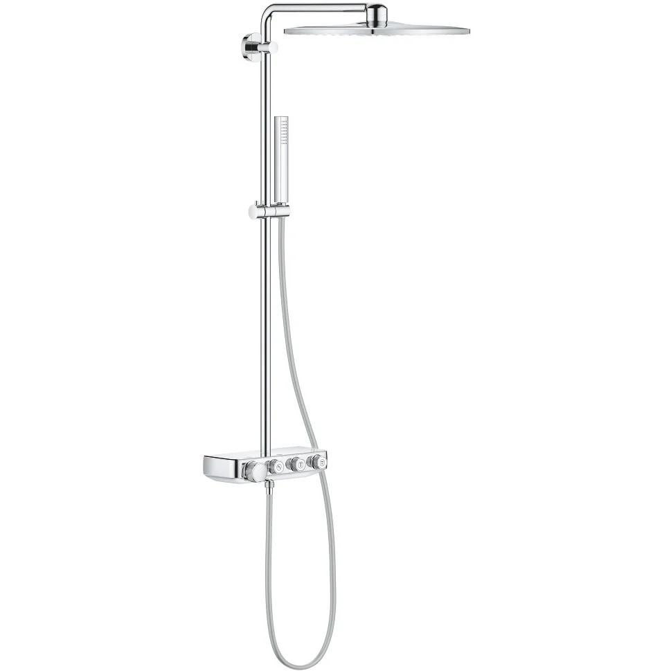 Coloana dus cu baterie si termostat Grohe Euphoria SmartControl 310 Cube Duo