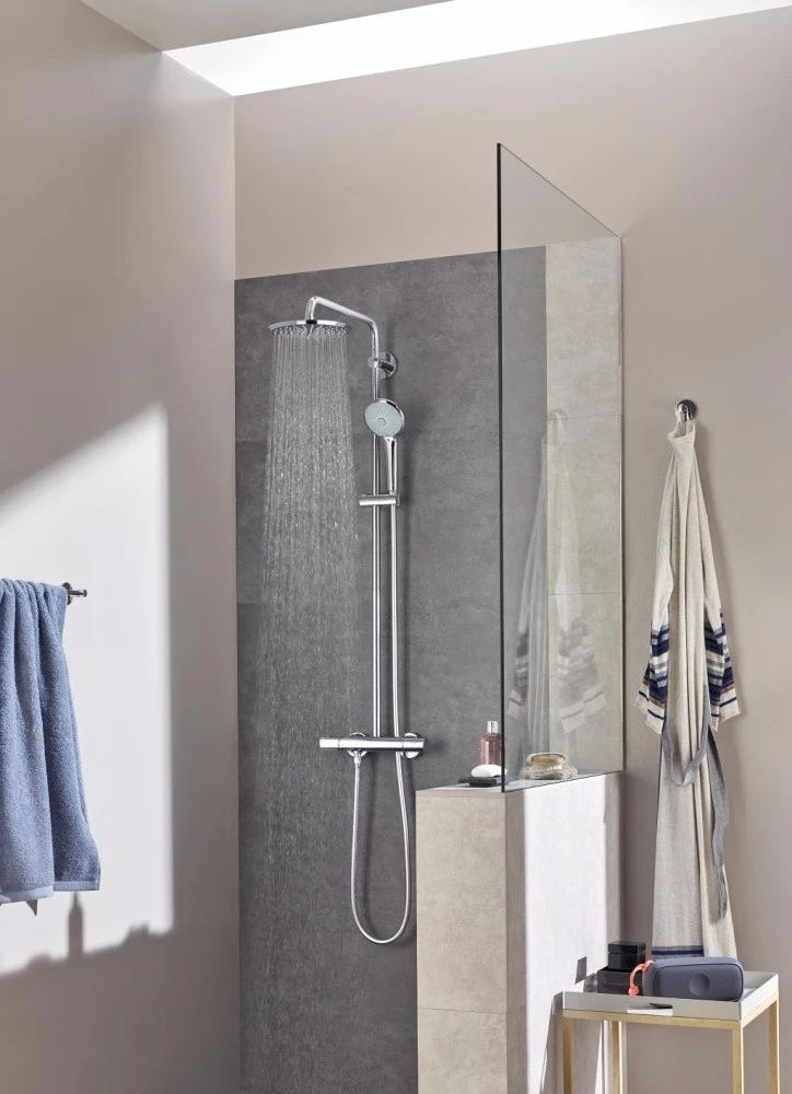Coloana dus cu baterie si termostat Grohe Euphoria 260